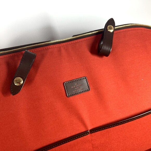 LOUIS VUITTON Authentic Brown Damier Canvas Boston Bag - Picture 16 of 16